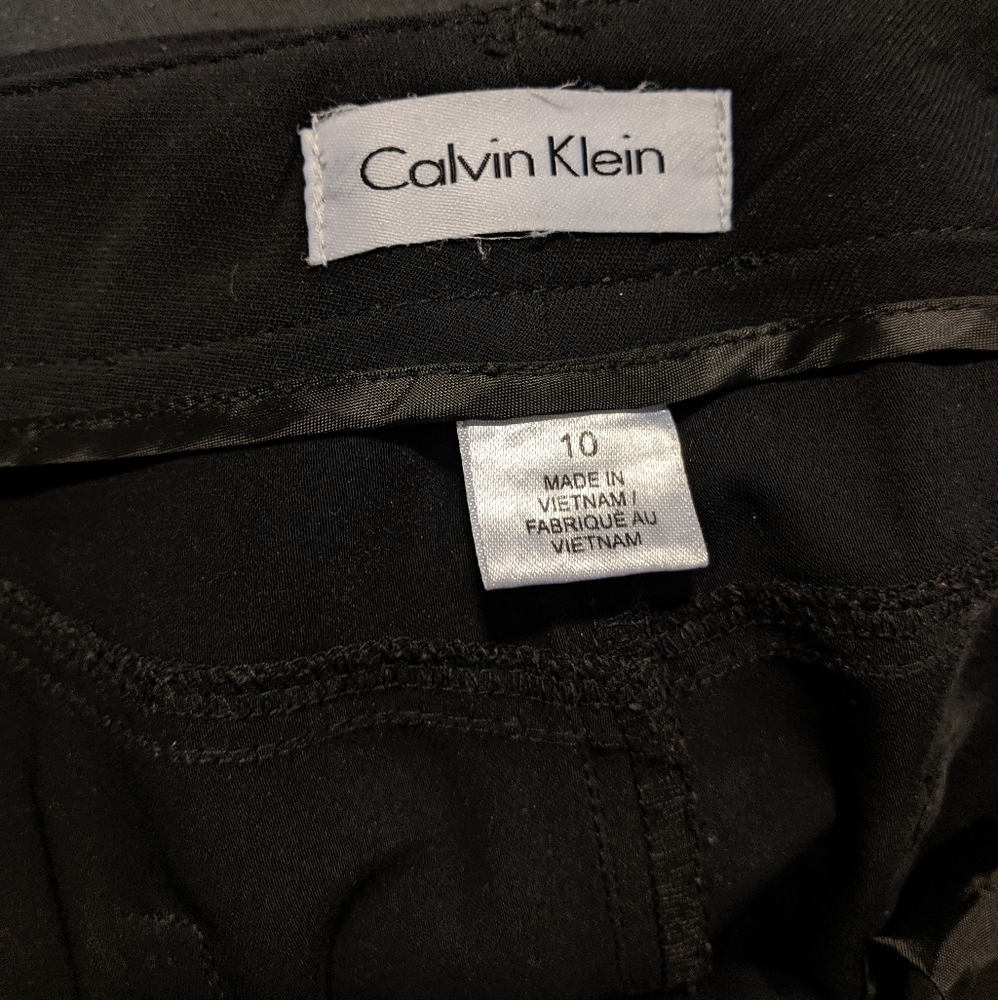 Black polyester shorts